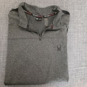 Spyder Active men's 1/4 zip pullover long-sleeve shirt. Performance XXL EUC 2XL